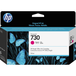 HP 730 (P2V63A) Original Inkjet Ink Cartridge - Magenta - 1 Each - Inkjet - 1 Each