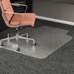 Deflecto RollaMat Chair Mat For Medium-Pile Carpeting, Rectangular, 45inW x 53inD, Clear