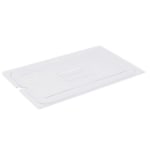 Cambro Full Size Camwear Notched Food Pan Cover, Clear