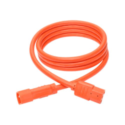 Eaton Tripp Lite Series Heavy-Duty PDU Power Cord, C13 to C14 - 15A, 250V, 14 AWG, 6 ft. (1.83 m), Orange - Power extension cable - IEC 60320 C14 to power IEC 60320 C13 - 6 ft - orange