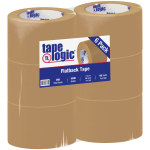 Tape Logic Flatback Tape, 3in Core, 3in x 60 Yd., Kraft, Case Of 6