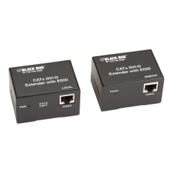 Black Box CATx DVI-D with DDC SL Extender Kit - 1 Input Device - 1 Output Device - 164.04 ft Range - 2 x Network (RJ-45) - 1 x DVI In - 1 x DVI Out - WUXGA - 1920 x 1200 - Twisted Pair - Category 6