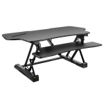 Mount-It! MI-7962 Electric Standing Desk Riser, 6inH x 50inW x 9inD, Black