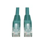 Eaton Tripp Lite Series Cat6 Gigabit Snagless Molded (UTP) Ethernet Cable (RJ45 M/M), PoE, Green, 25 ft. (7.62 m) - Patch cable - RJ-45 (M) to RJ-45 (M) - 25 ft - UTP - CAT 6 - molded, snagless, stranded - green