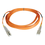 Eaton Tripp Lite Series Duplex Multimode 50/125 Fiber Patch Cable (LC/LC), 2M (6 ft.) - Patch cable - LC multi-mode (M) to LC multi-mode (M) - 2 m - fiber optic - duplex - 50 / 125 micron - orange