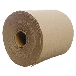 Karat 1-Ply Paper Towel Rolls, 9in x 750ft, Kraft, Case of 6 Rolls