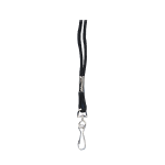 Baumgartens Round Lanyard, 36in, Black, Pack of 12