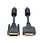 Eaton Tripp Lite Series DVI Dual Link Extension Cable, Digital TMDS Monitor Cable (DVI-D M/F), 6 ft. (1.83 m) - DVI extension cable - DVI-D (M) to DVI-D (F) - 6 ft - molded