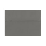 LUX Invitation Envelopes, #4 Bar (A1), Peel & Press Closure, Smoke Gray, Pack Of 50