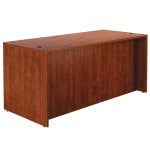 Alera Valencia 66inW Computer Desk Shell, Medium Cherry