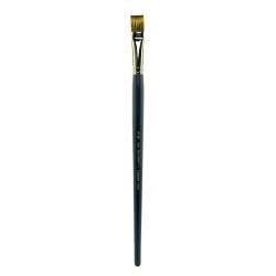 Royal & Langnickel Sabletek Long-Handle Paint Brush L95510, Size 20, Bright Bristle, Sable Hair, Blue