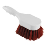 Carlisle Sparta Utility Scrub Brush, 3in x 8in, White/Red