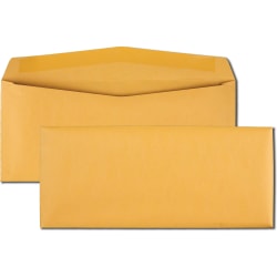 Quality Park Kraft Regular Business Envelopes - Business - #12 - 4 3/4in Width x 11in Length - 28 lb - Gummed - Kraft - 500 / Box - Kraft