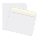 Quality Park Open-Side Booklet Envelopes, 6in x 9in, Gummed Seal, White, Box Of 500