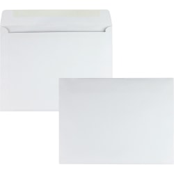 Quality Park Booklet Envelopes, 10in x 13in, White, Box Of 100