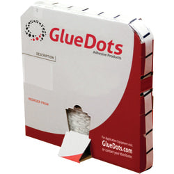 Glue Dots Super High Tack Glue Dots, Low Profile, 1/4in, Clear, Pack Of 4,000