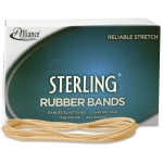 Alliance Rubber 25405 Sterling Rubber Bands, 7in x 0.125in, Natural Crepe, 1 lb.