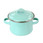 Martha Stewart Steel Mini Dutch Oven, Turquoise