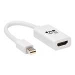 Eaton Tripp Lite Series Mini DisplayPort to HDMI Active Adapter 4K M/F White mDP to HDMI - Adapter - Mini DisplayPort male to HDMI female - 3.9 in - white - 4K support