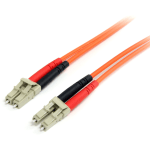 StarTech.com 5m Fiber Optic Cable - Multimode Duplex 62.5/125 LSZH Fiber Jumper Cord - LC/LC - Connect fiber network devices for high-speed transfers with LSZH rated cable - 5m LC Fiber Optic Cable - 5 m LC to LC Fiber Patch Cable