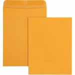 Quality Park Catalog Envelopes, Gummed Closure, 9in x 12in, Brown, Box Of 100