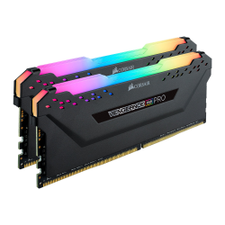 Corsair Vengeance RGB Pro 32GB (2 x 16GB) DDR4 SDRAM Memory Kit - For Desktop PC - 32 GB (2 x 16GB) - DDR4-3200/PC4-25600 DDR4 SDRAM - 3200 MHz - CL16 - 1.20 V - Non-ECC - Unbuffered - 288-pin - DIMM - Lifetime Warranty