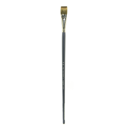 Royal & Langnickel Sabletek Long-Handle Paint Brush L95525, Size 12, Filbert Bristle, Sable Hair, Blue