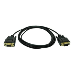 Eaton Tripp Lite Series 6ft Null Modem Serial DB9 RS232 Cable Adapter Gold M/F 6ft - Null modem cable - DB-9 (F) to DB-9 (M) - 6 ft - molded