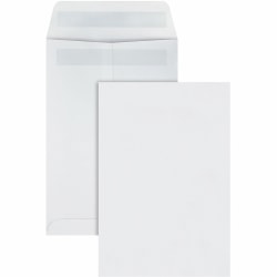 Quality Park Redi-Seal Catalog Envelopes, 6 1/2in x 9 1/2in, White, Box Of 100