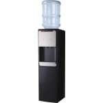 Genuine Joe 110-volt Water Cooler - 1.32 gal - 38in x 13.4in x 12.3in - Black, Silver