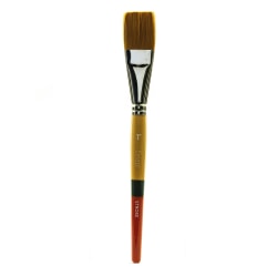 Princeton Series 6300 Dakota Paint Brush, Size 8, Bright Bristle, Synthetic, Blue