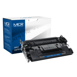 MICR Print Solutions Remanufactured High-Yield Black MICR Toner Cartridge Replacement For HP 89X, CF289X, MCR89XM