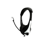 Ergoguys - Headset - on-ear - wired - 3.5 mm jack - black, white