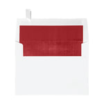 LUX Invitation Envelopes, A7, Peel & Stick Closure, Red/White, Pack Of 250