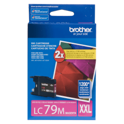 Brother LC79 Super-High-Yield Magenta Ink Cartridge, LC79M