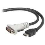 Belkin - Adapter cable - single link - DVI-D male to HDMI male - 10 ft