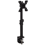 Mount-It! MI-706 Single VESA Monitor Mount, 13inH x 4inW x 3inD, Black