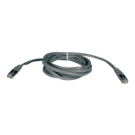 Eaton Tripp Lite Series Cat5e 350 MHz Molded Shielded (STP) Ethernet Cable (RJ45 M/M), PoE, Gray, 25 ft. (7.62 m) - Patch cable - RJ-45 (M) to RJ-45 (M) - 25 ft - STP - CAT 5e - molded - gray