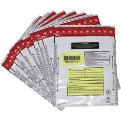 Nadex Coins Deposit Bags, 9x12, Opaque, 100 Pack - 9in Width x 12in Length - Opaque - Film - 100/Pack - Cash