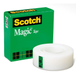 Scotch Tape Refill, 1in x 1296in, Matte Clear, Pack of 1 rolls