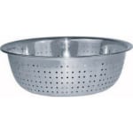 Winco Stainless-Steel Colander, 15in, Silver