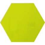 Ghent LINK Hex Premium Magnetic Marker Board, 18inH x 21inW, Lime Green