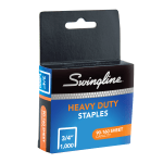 Swingline Heavy-Duty Staples, 3/4in, Box Of 1,000