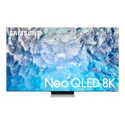 Samsung QN75QN900BF - 75in Diagonal Class (74.5in viewable) - QN900B Series LED-backlit LCD TV - Neo QLED - Smart TV - Tizen OS - 8K 7680 x 4320 - HDR - Quantum Dot, Quantum Mini LED - stainless steel