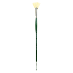 Grumbacher Gainsborough Oil And Acrylic Paint Brush, Size 12, Round Bristle, Hog Hair, Black