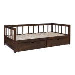 Powell Spencer Day Bed Frame, 26-1/4inH x 77-3/4inW x 43-1/2inD, Espresso