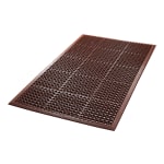 Crown Safewalk-Light - Floor mat for oily environment, wet area - rectangular - 35.98 in x 59.84 in - terra cotta