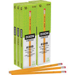 Dixon Oriole Pencils, No. 2 HB Lead, Medium Hardness, Yellow, 12 Pencils Per Box, Pack Of 6 Boxes