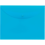 Smead Letter File Wallet - 8 1/2in x 11in - Teal - 10 / Box