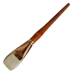 Princeton Refine Series 5400 Natural Bristle Paint Brush, Size 16, Round Bristle, Natural, Brown